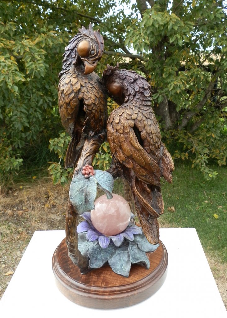 Amore Bronze by Canadian artist Diane M Anderson