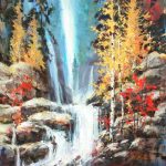 Cascadia Original Acrylic painting by Canadian artist Brent Heighton