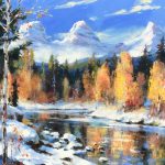 Original Acrylic painting by Canadian artist Brent Heighton