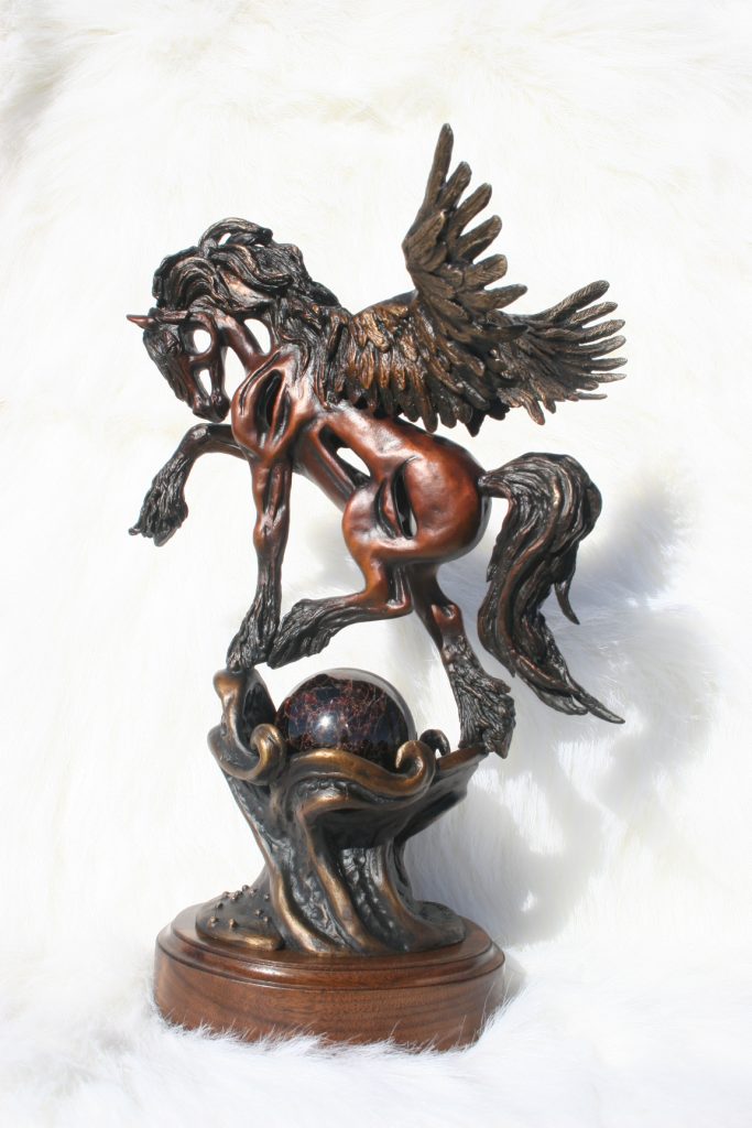 Bronze by Mystical Guardian Canadian artist Diane M Anderson