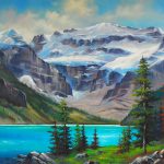 Queen Of The Rockies Oil painting by Canadian artist Jonn Einerssen