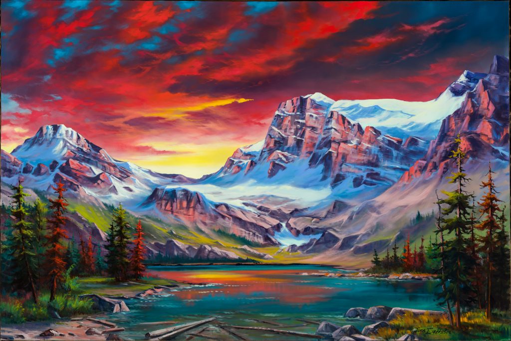 Original oil painting by Canadian artist Jonn Einerssen