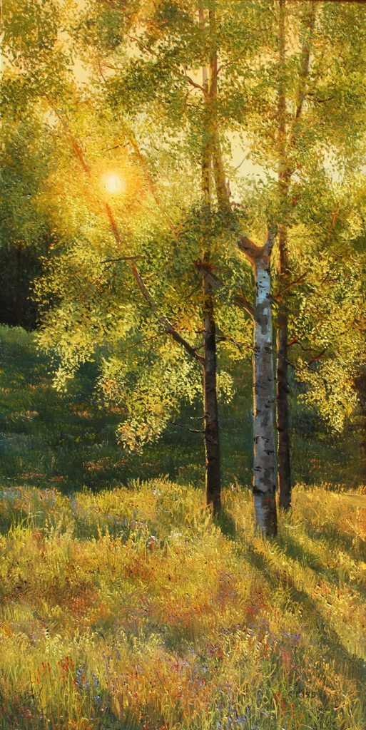 Summer Warmth Original Painting by Artists On Tour Artist Andrew Kiss