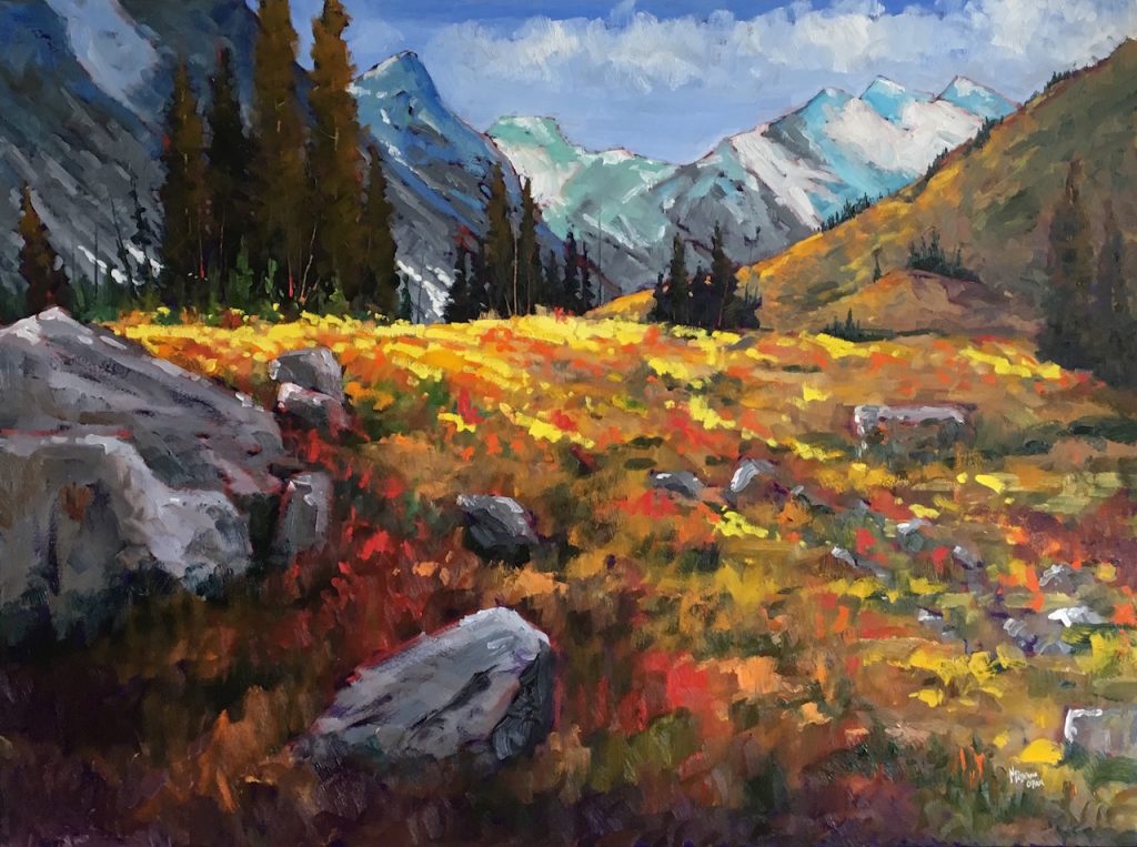 High Country Colour original oil painting by Canadian artist Neil Patterson