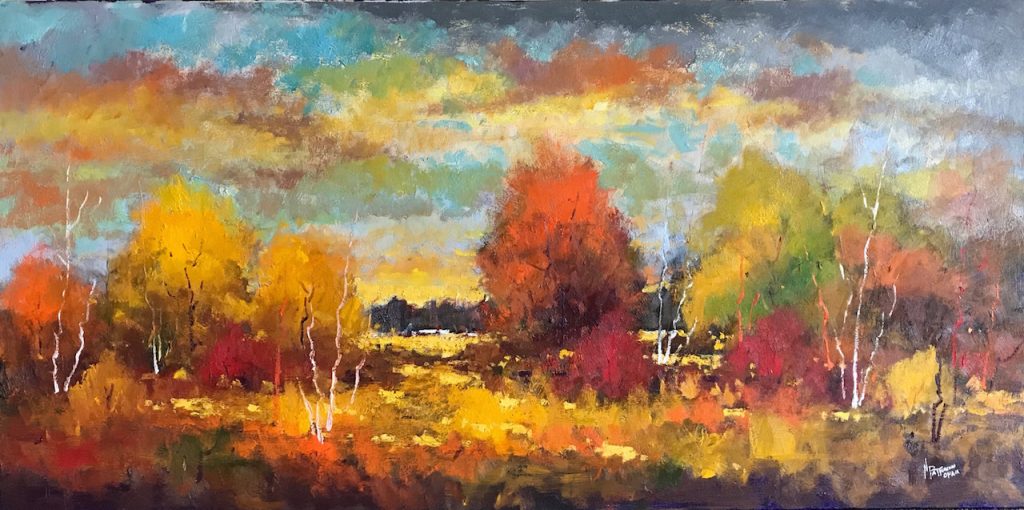 Big Sky Country original oil painting by Canadian artist Neil Patterson