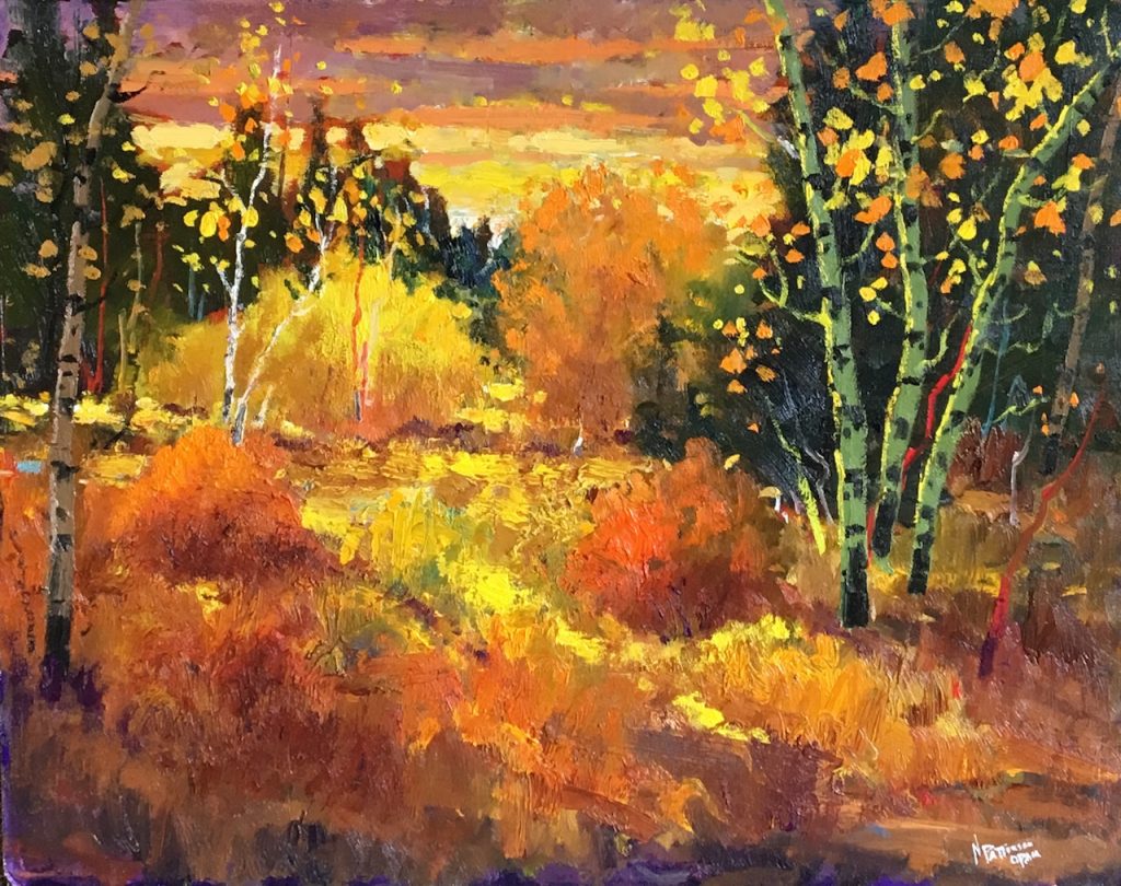 Path To The Colours original oil painting by Canadian artist Neil Patterson