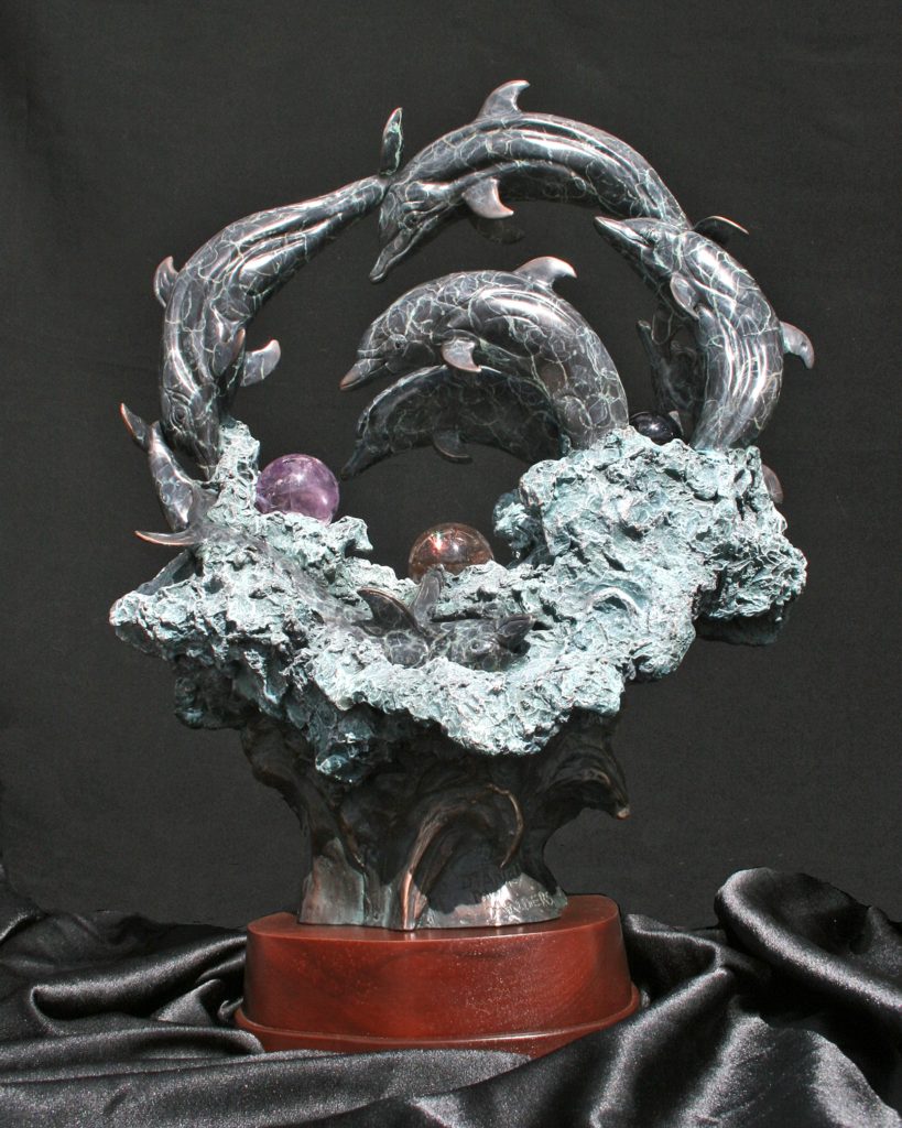 Bronze Sacred Circle by Canadian artist Diane M Anderson