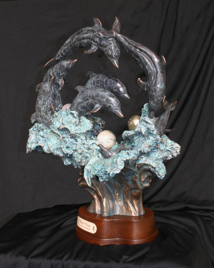 Sacred Circle Bronze by Canadian artist Diane M Anderson