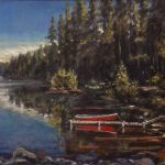 All To Yourself Original oil paintings by Artists On Tour artist Canadian landscape painter CJ Campbell