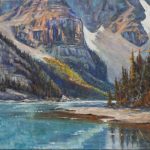 Intimate With Moraine Original oil paintings by Artists On Tour artist Canadian landscape painter CJ Campbell